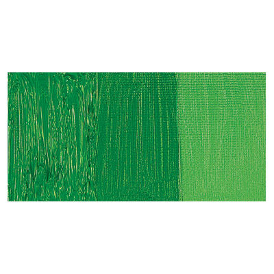 Utrecht Artists' Imperfect Oil Paint - Brilliant Green, 37 ml, Swatch