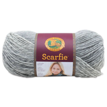 Lion Brand Scarfie Yarn - Claret/Oxford