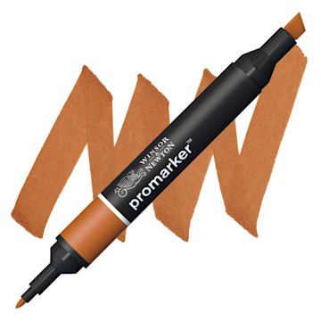 Open in modal - Winsor & Newton Promarker - Terracotta marker and swatch