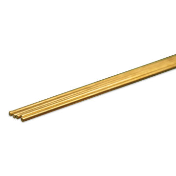 K&S Metal Rods - Brass, 20 Gauge, 12", Pkg of 5