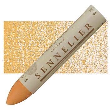 Open in modal - Sennelier Oil Pastel Grand - Bright Yellow oil pastel and swatch