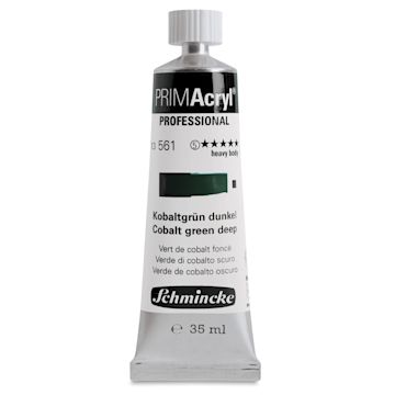 Open in modal - Schmincke Primacryl Professional Acrylic Paint - Cobalt Green Deep, 35 ml Tube