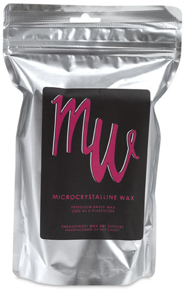 Enkaustikos Microcrystalline Wax - Front of upright Bag
