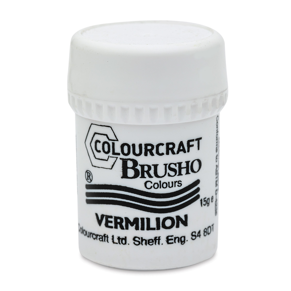 Brusho Crystal Colour, Vermilion, 15 Grams