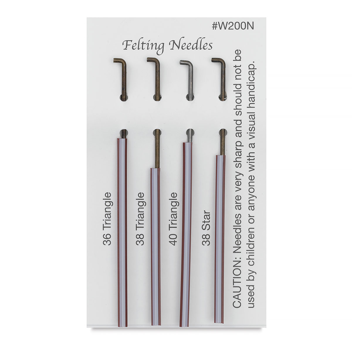 Triangular Felting Needles Color Coded Wool Felting Needles Tool Kit with Needle Bottle 35Pcs Needle Felting Kit,Wool Felting Supplies with 4 Types Star Twisted Cone
