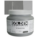 Golden Heavy Body Artist Acrylics - Neutral Gray N5, 32 oz Jar