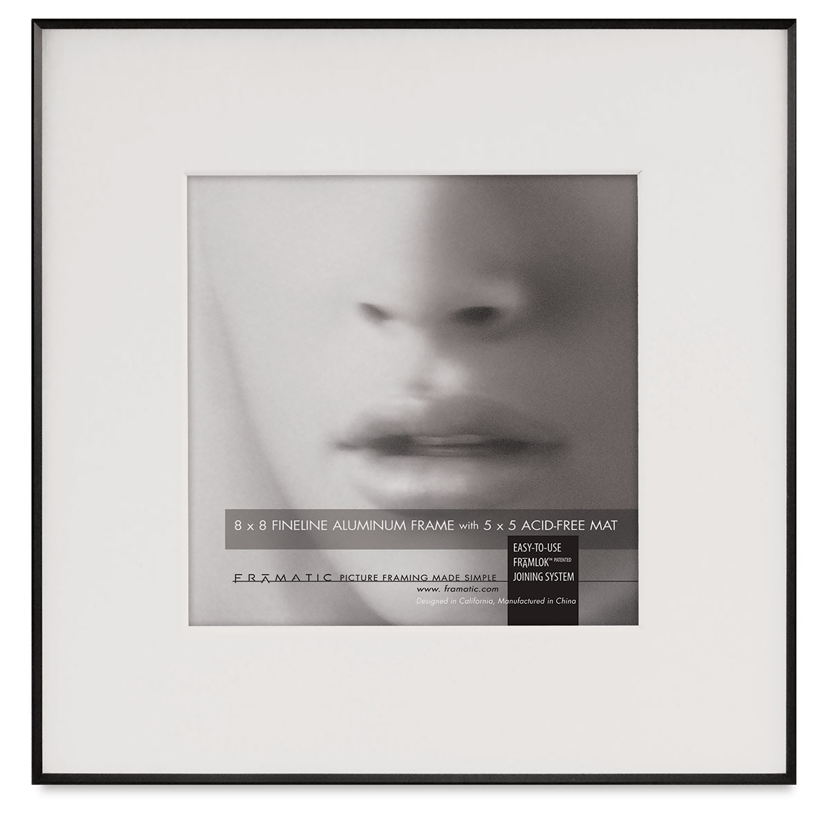 Framatic Fineline 8x10 Inch Aluminum Frame Black 4pk 302165 Framatic Fineline 8x10 Inch Aluminum Frame Black 4pk 302165