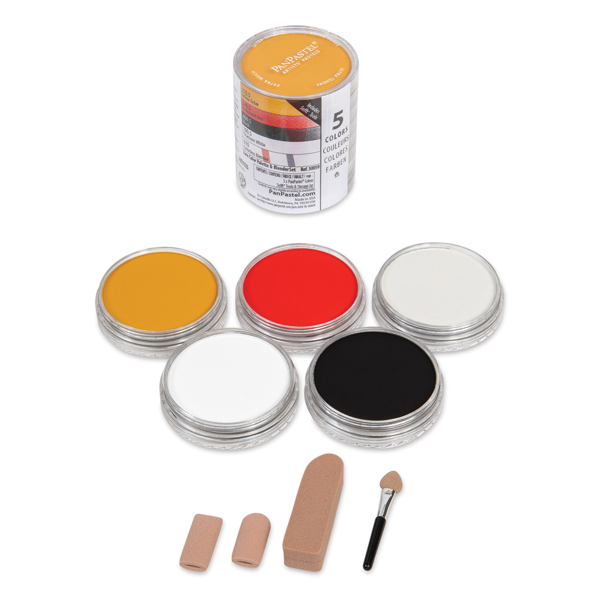 PanPastel : Skin Tones Palette : Set of 7 Colours : Plus Tools