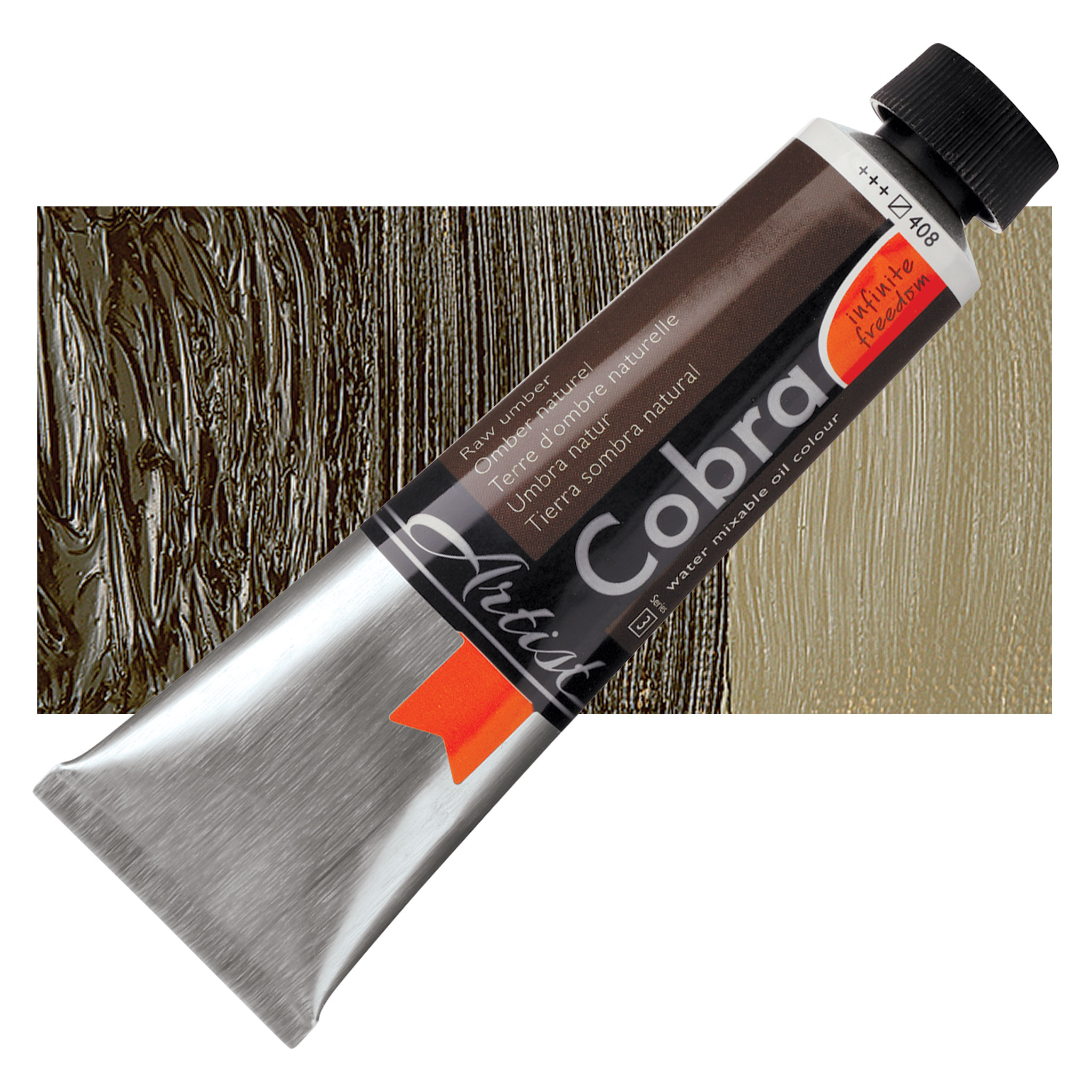 Royal Talens Cobra Water Mixable Oil Color - Raw Umber, 40 ml tube ...