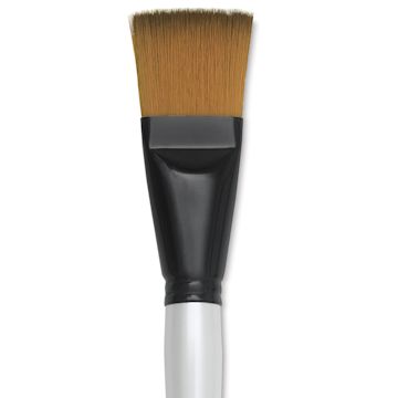 Open in modal - Simply Simmons XL Soft Synthetic Brush - Flat, Size 30 close up