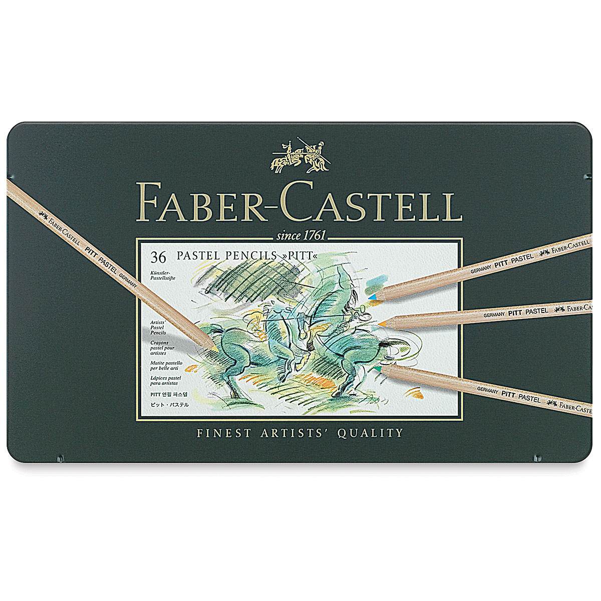 12 Lápices Pastel Pitt - Faber Castell