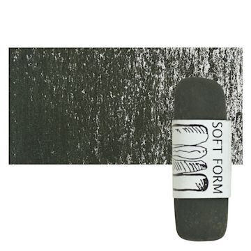 Open in modal - Townsend Artists' Soft Form Pastel - Dark Green (Dark) pastel and swatch