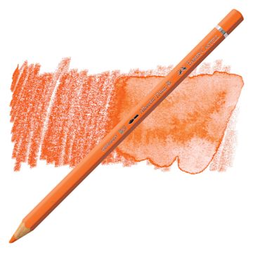 Open in modal - Faber-Castell Albrecht Durer Watercolor Pencil - Orange Glaze pencil and swatch