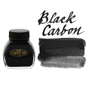 Open in modal - Platinum Pigment Ink - Carbon Black, 60 ml, bottle with swatch