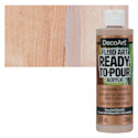 DecoArt Fluid Art Ready-To-Pour Acrylic - Rose Gold (Metallic), 8 oz Bottle