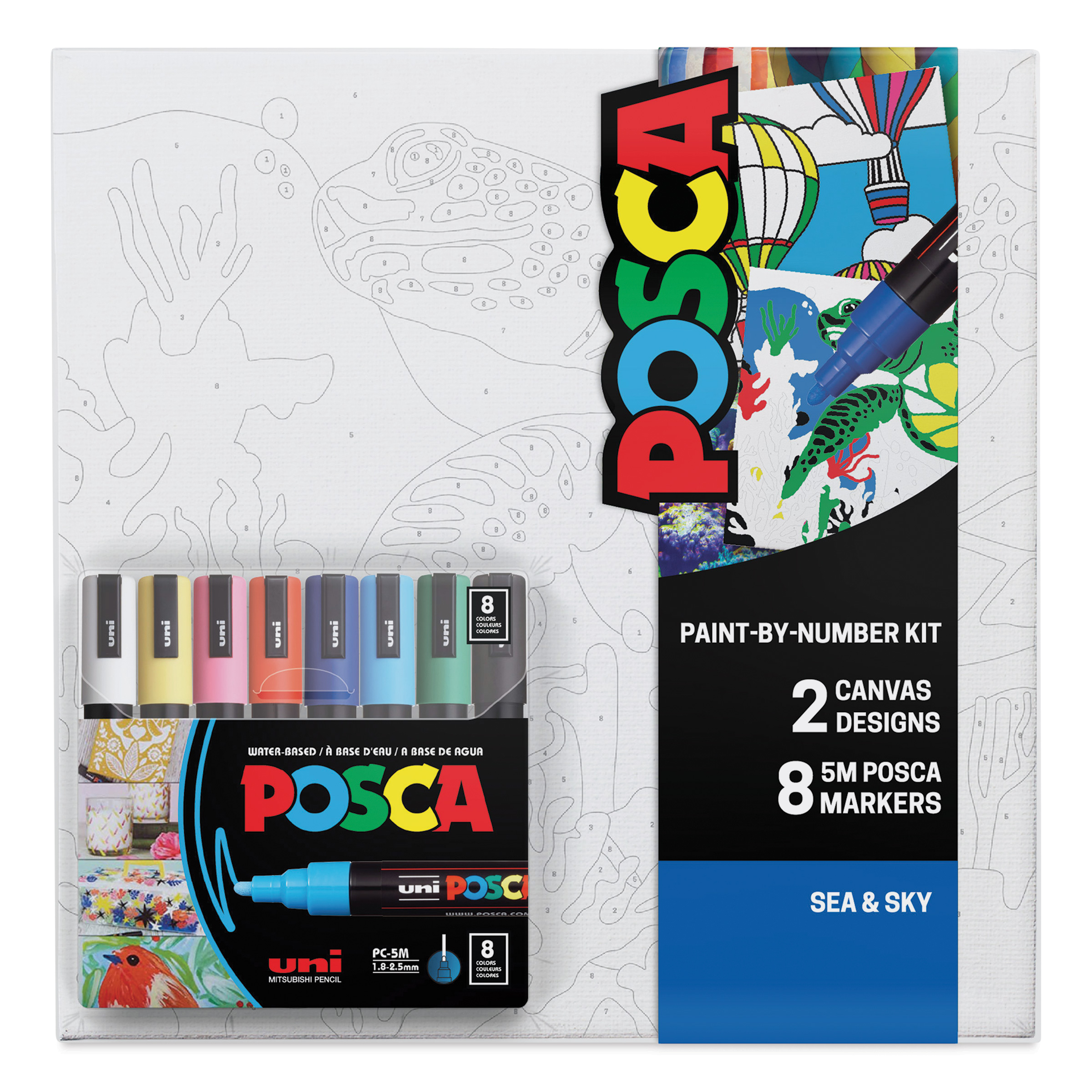 Posca Paint By Number Kits | BLICK Art Materials