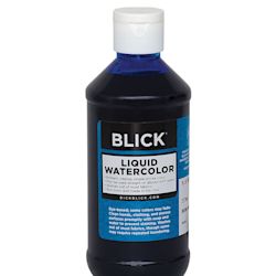 Blick Liquid Watercolor - Blue, 8 oz bottle
