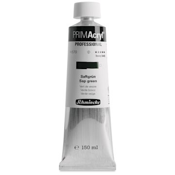 Open in modal - Schmincke Primacryl Professional Acrylic Paint - Sap Green, 150 ml Tube
