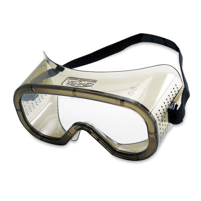 SAS Standard Safety Goggles - Angled view of Goggles showing head strap
