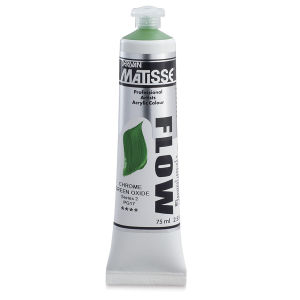 Matisse Flow Acrylic Chromium Green Oxide, 75 ml