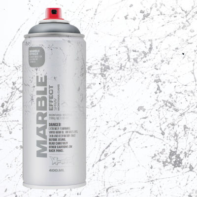 Montana Marble Effect Spray - Grey, 11 oz can with swatch