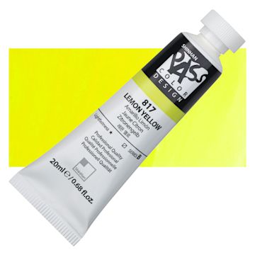 Open in modal - ShinHan Pass Colors Opaque Watercolor Tube - Lemon Yellow, 20 ml tube and swatch