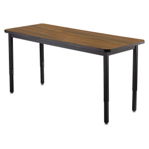 National Public Seating Adjustable Height Utility Table - High Pressure Laminate Top