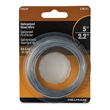Open in modal - Ook Galvanized Wire - 28 Gauge, 100 feet - front of packaging