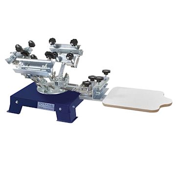 Open in modal - Dynamic 1-Station, 4-Color Screen Printer - Bench Model with Microlok