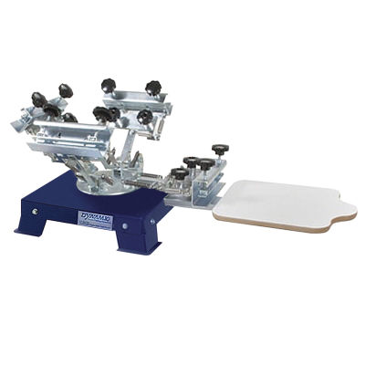 Dynamic 1-Station, 4-Color Screen Printer - Bench Model with Microlok