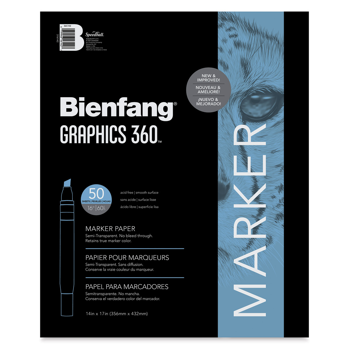 Bienfang Bienfang Marker Paper Pad, 19 X 24, 50 sheets