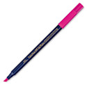 Yasutomo FabricMate Dye Ink Marker - Fluorescent Pink, Chisel Tip, marker