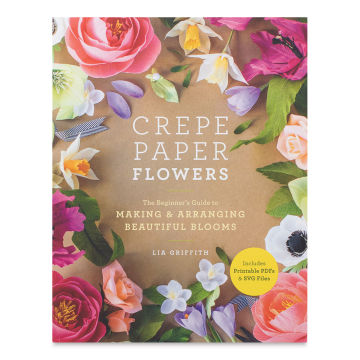 Crepe Paper Flowers - Front cover of Book