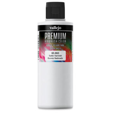 Vallejo Premium Airbrush Varnish - Satin, 200 ml