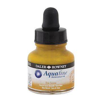Open in modal - Daler-Rowney Aquafine Watercolour Ink - Raw Sienna