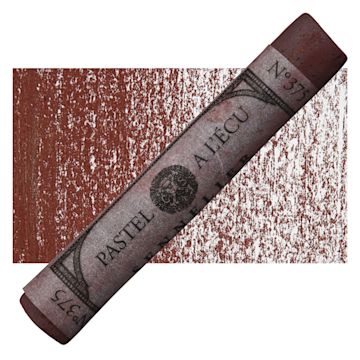 Open in modal - Sennelier Soft Pastel - Burnt Madder pastel and swatch