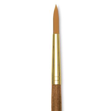 Open in modal - Blick Studio Decorative Brush - Round, Short Handle, Size 8 close up