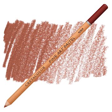 Open in modal - Cretacolor Fine Art Pastel Pencil - Dark Sanguine pencil and swatch
