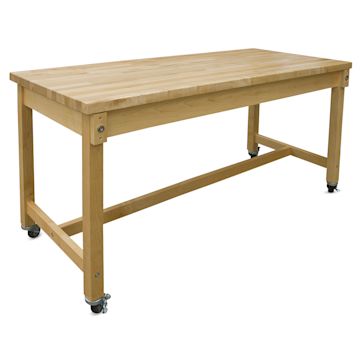 Open in modal - Hann Collaboration Table, Maple Top, 30" W x 72" L