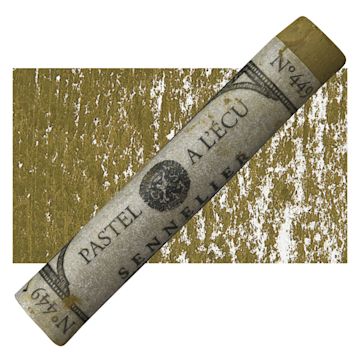 Open in modal - Sennelier Soft Pastel - Olive Grey pastel and swatch