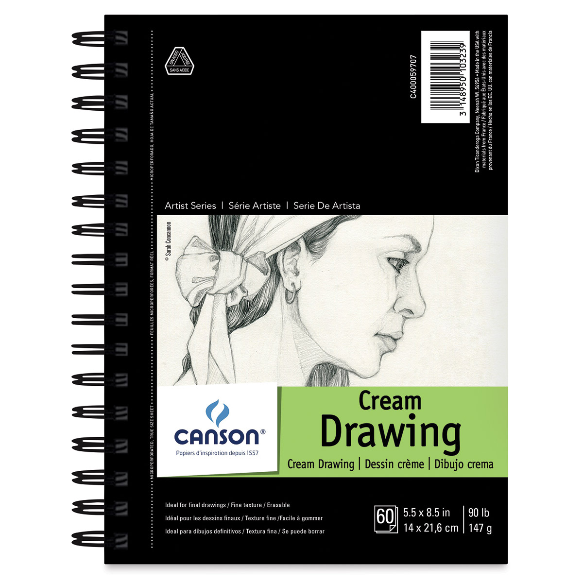 Canson Universal Hardbound Sketchbook