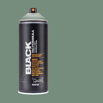 Open in modal - Montana Black Spray Paint - Mist, 400 ml can with swatch