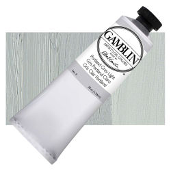 Gamblin Artist's Oil Color - Portland Gray Light, 37 ml tube