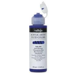 Vallejo Fluid Acrylic - Ultramarine Blue, 100 ml