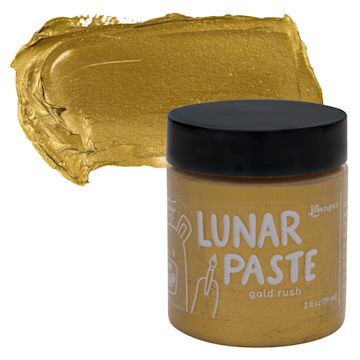 Open in modal - Simon Hurley Create Lunar Acrylic Paste - Gold Rush, 2 oz jar and swatch