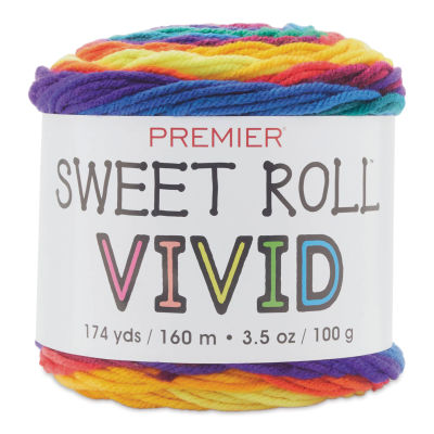 Premier Yarn Sweet Roll Vivid Yarn - Primary, 174 yds