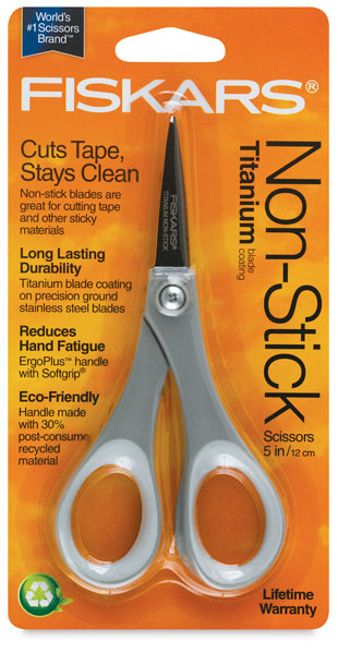 Scissors : Fiskars Titanium Softgrip 5 - 020335038400