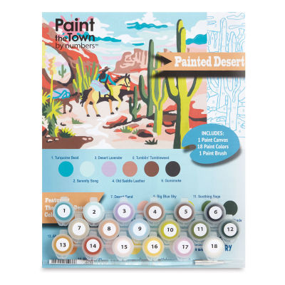 Paint The Town By Numbers Painted Desert Kit