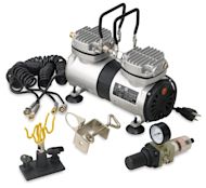 SilentAire Scorpion II Heavy-Duty Airbrush Compressor