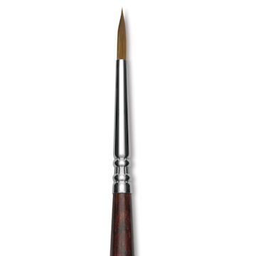 Open in modal - Escoda Prado Tame Synthetic Brush - Round, Short Handle, Size 2, close-up